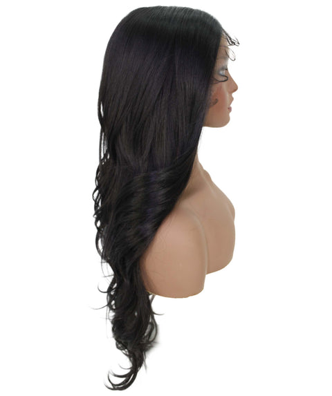 Liza Natural Black Wavy Wig