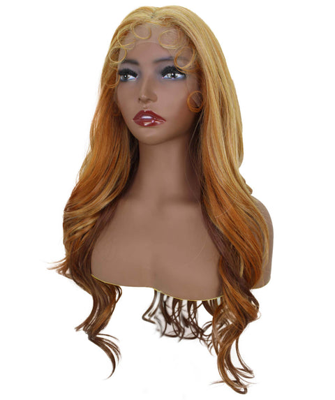 Liza Strawberry Blonde Wavy Wig