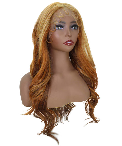 Liza Strawberry Blonde Wavy Wig