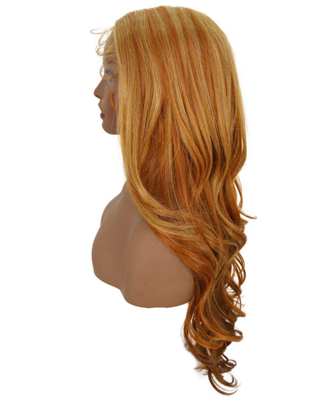 Liza Strawberry Blonde Wavy Wig