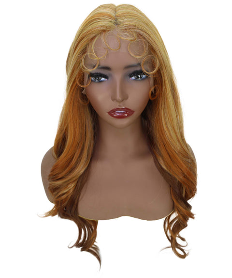 Liza Strawberry Blonde Wavy Wig