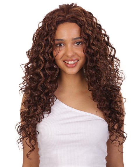 Carrie Dark Golden Brown Lace Wig