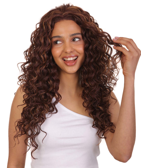 Carrie Dark Golden Brown Lace Wig