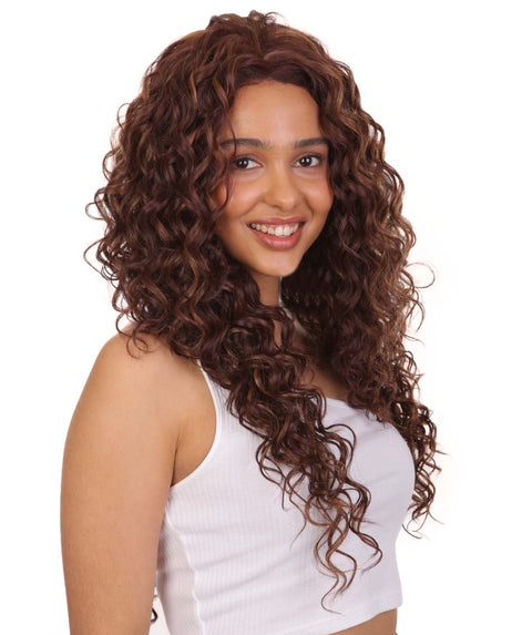 Carrie Dark Golden Brown Lace Wig