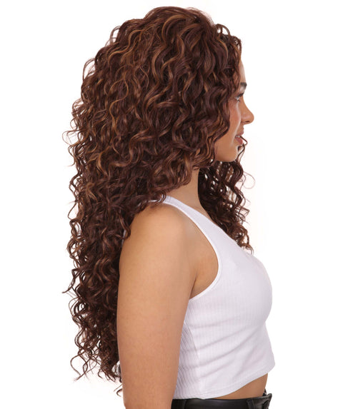 Carrie Dark Golden Brown Lace Wig