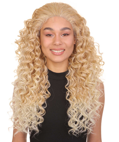 Carrie Light Blonde and Gray Blden Lace Wig