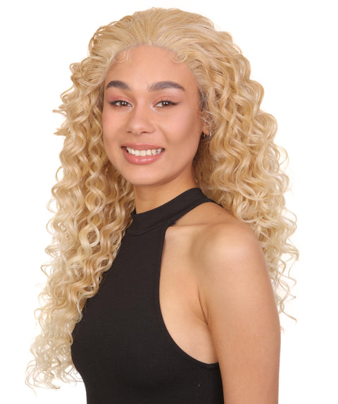 Carrie Light Blonde and Gray Blden Lace Wig