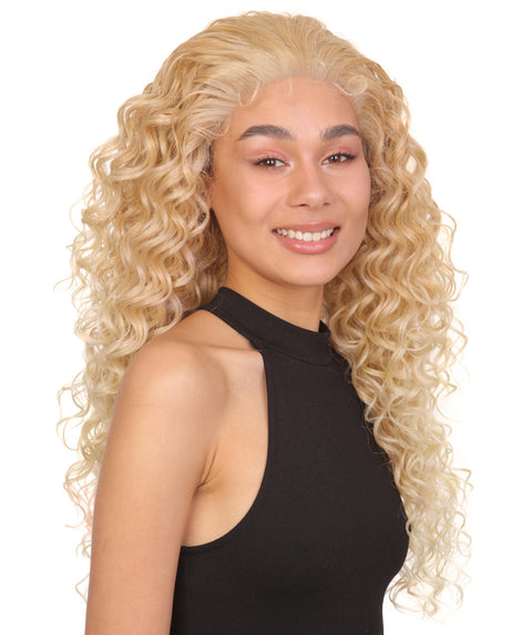 Carrie Light Blonde and Gray Blden Lace Wig