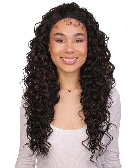 Carrie Black with Caramel Lace Wig