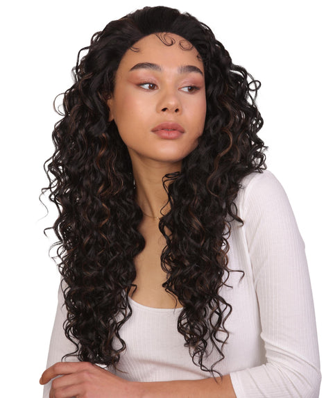 Carrie Black with Caramel Lace Wig