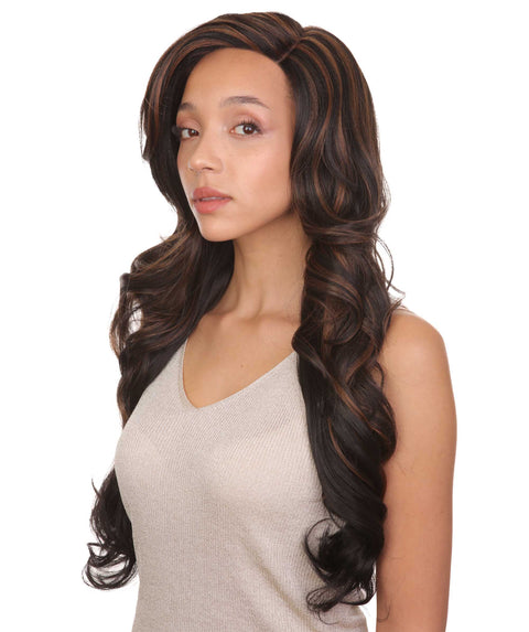 Nala Black with Caramel Glamour Lace Wig