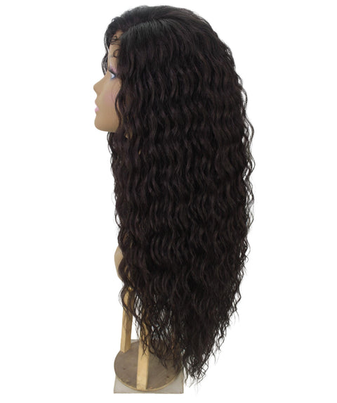 Shanice Dark Brown Long Beach Trendy Lace Wig