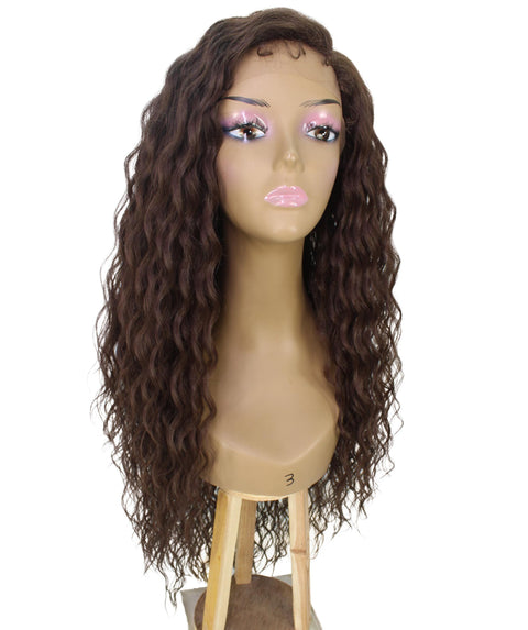 Shanice Medium Brown Long Beach Trendy Lace Wig