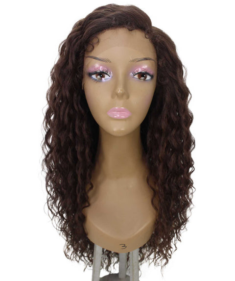 Shanice Brown with Caramel Long Beach Trendy Lace Wig