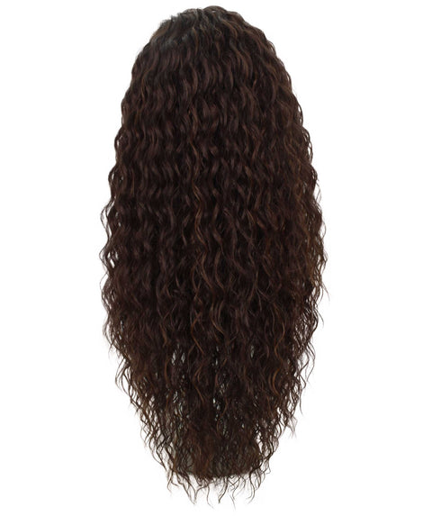 Shanice Brown with Caramel Long Beach Trendy Lace Wig