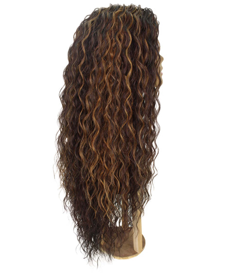 Shanice Caramel Brown Blend Long Beach Trendy Lace Wig