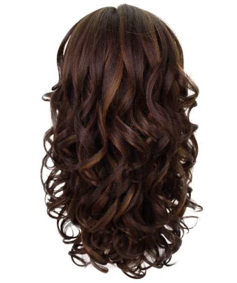 Kiara Brown with Caramel Middle parted Wavy Lace Wig