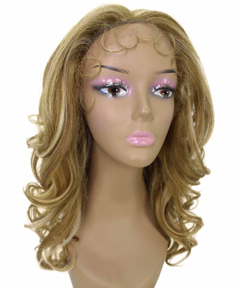 Kiara Blonde Blend Middle parted Wavy Lace Wig