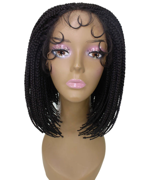 Jayla Dark Brown Box Braids Lace Wig