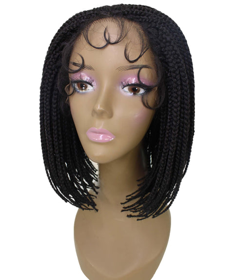 Jayla Dark Brown Box Braids Lace Wig