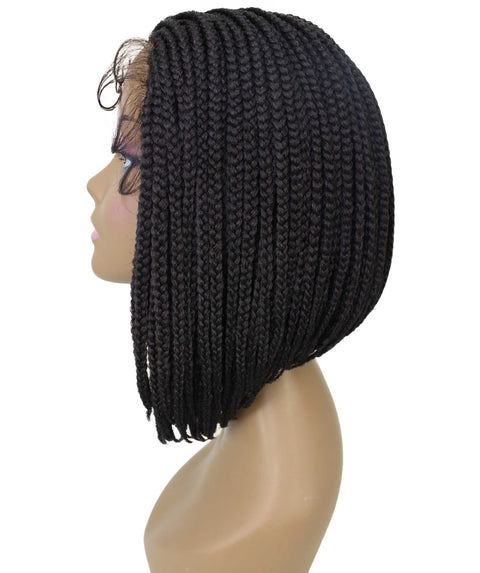 Jayla Dark Brown Box Braids Lace Wig