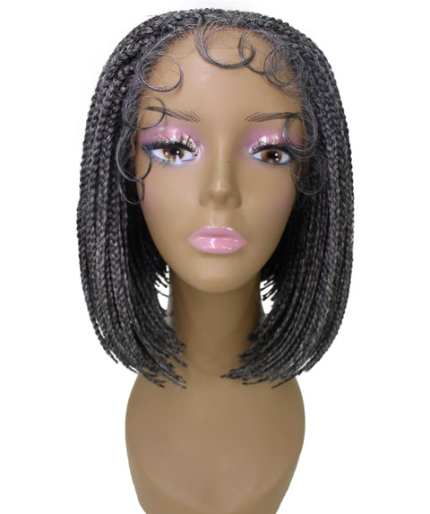 Jayla Charcoal Grey Box Braids Lace Wig