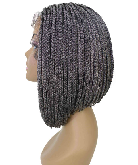 Jayla Charcoal Grey Box Braids Lace Wig