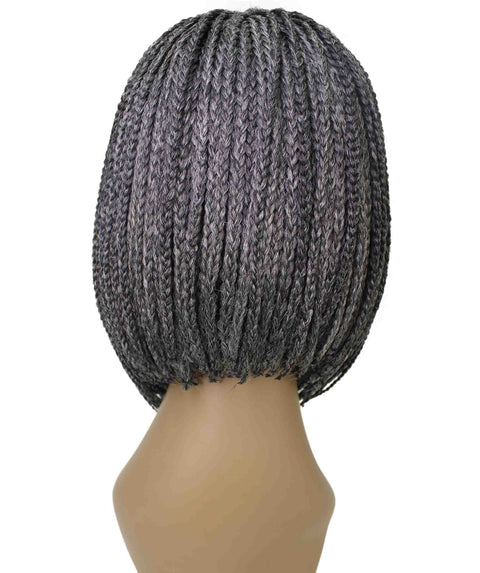 Jayla Charcoal Grey Box Braids Lace Wig