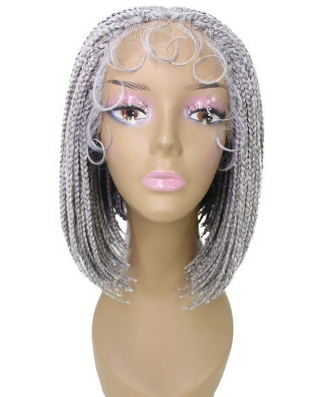 Jayla Grey Box Braids Lace Wig