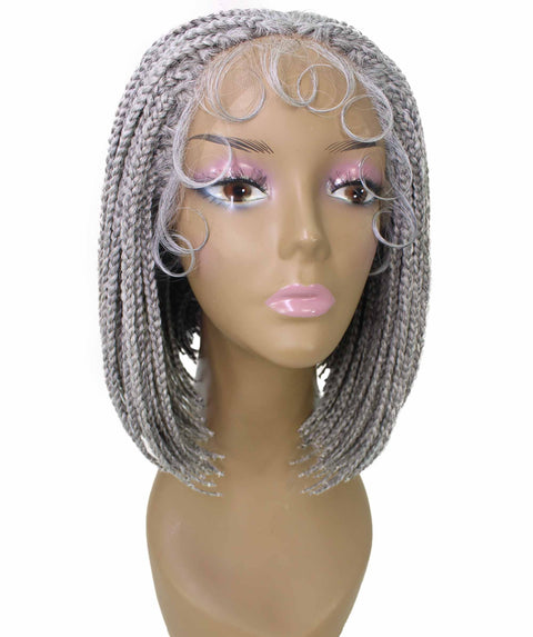 Jayla Grey Box Braids Lace Wig