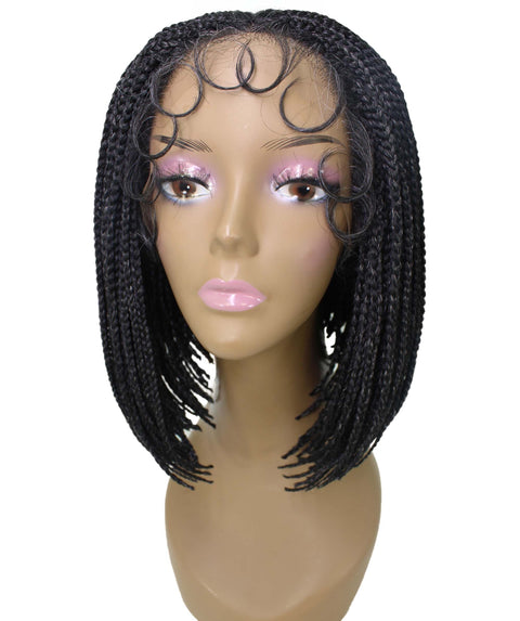 Jayla Salt and Pepper Grey Box Braids Lace Wig