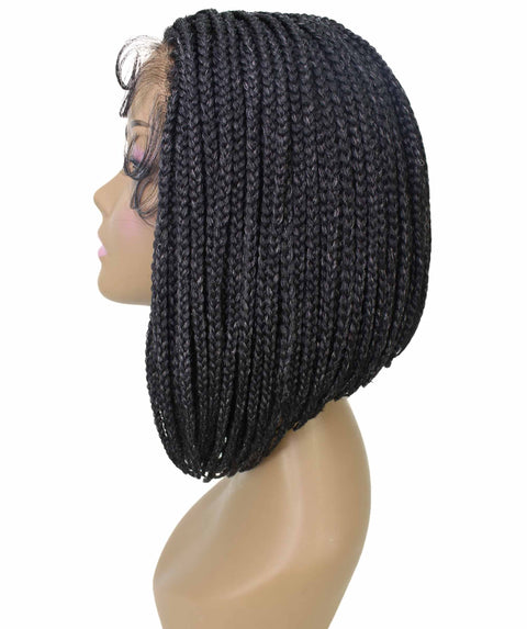 Jayla Salt and Pepper Grey Box Braids Lace Wig