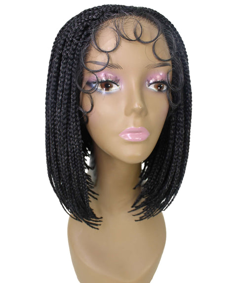 Jayla Salt and Pepper Grey Box Braids Lace Wig