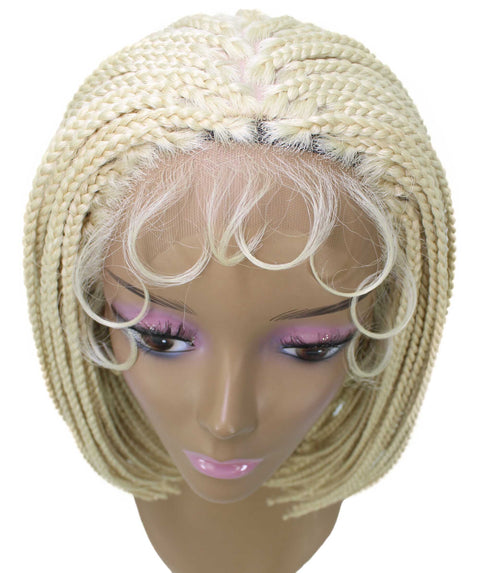 Jayla Light Blonde Box Braids Lace Wig