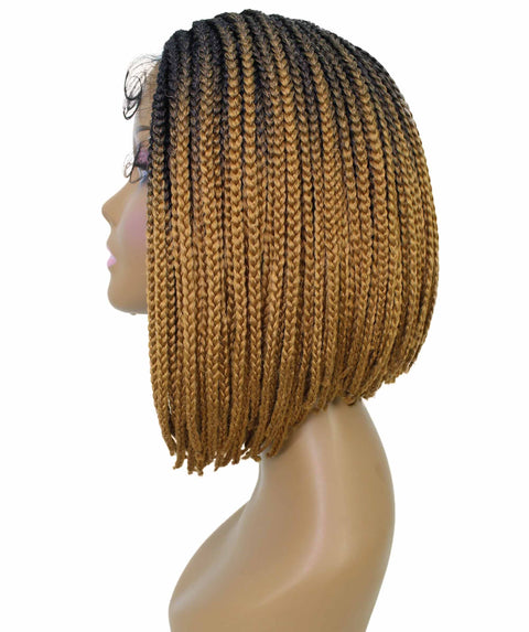 Jayla Honey Blonde Ombre Box Braids Lace Wig