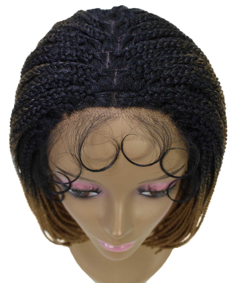 Jayla Honey Blonde Ombre Box Braids Lace Wig