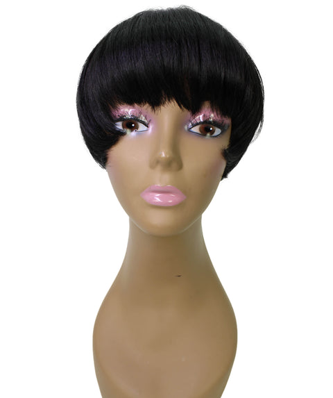 Alyssa Natural Black Short Hair Wig