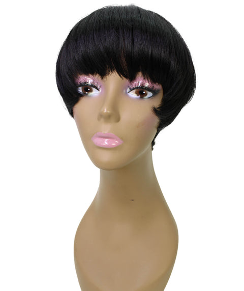 Alyssa Natural Black Short Hair Wig