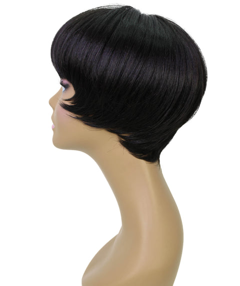 Alyssa Natural Black Short Hair Wig