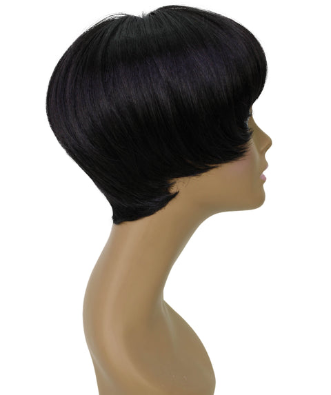 Alyssa Natural Black Short Hair Wig