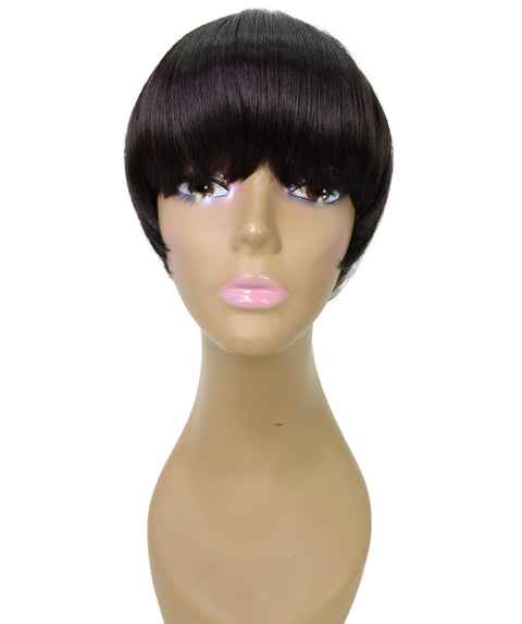 Alyssa Dark Brown Short Hair Wig