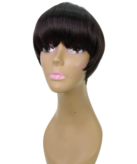 Alyssa Dark Brown Short Hair Wig