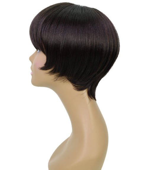 Alyssa Dark Brown Short Hair Wig