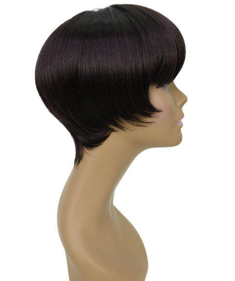 Alyssa Dark Brown Short Hair Wig