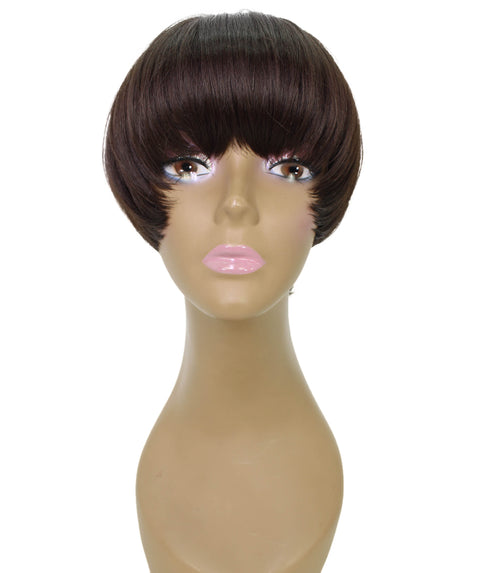 Alyssa Medium Brown Short Hair Wig