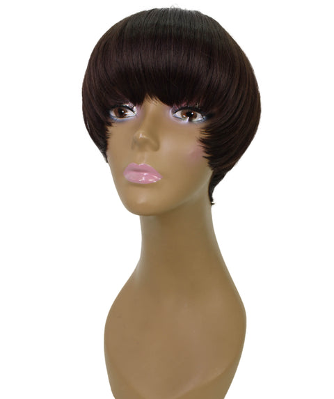 Alyssa Medium Brown Short Hair Wig