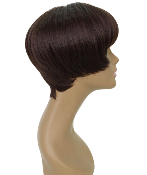 Alyssa Medium Brown Short Hair Wig