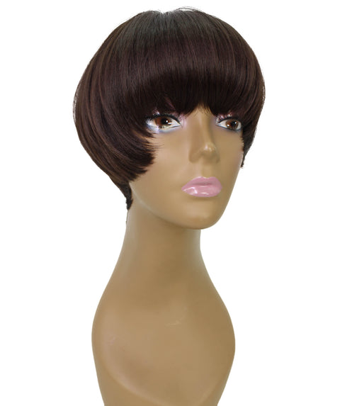 Alyssa Medium Brown Short Hair Wig