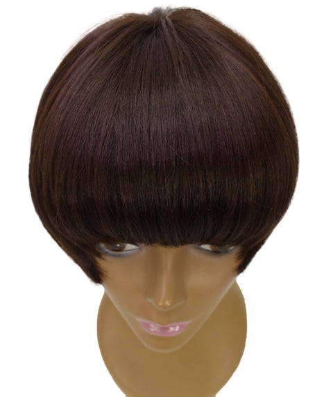 Alyssa Medium Brown Short Hair Wig