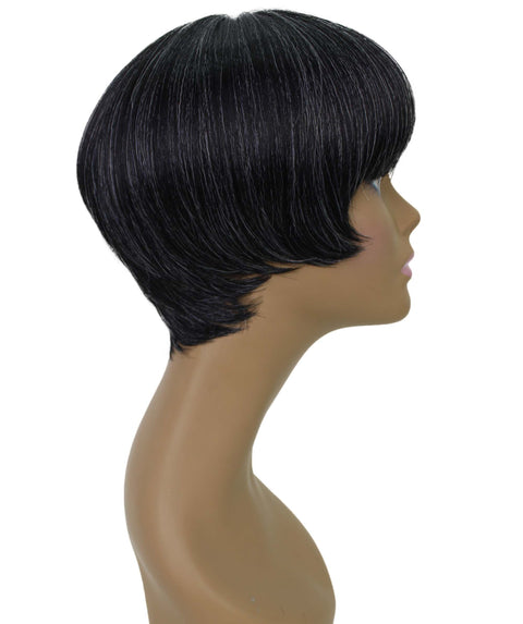 Alyssa Salt and Pepper Blend Short Hair Wig